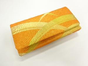 リサイクル　芝草模様織出し和装バッグ